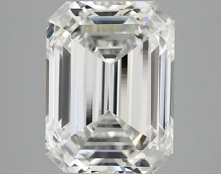3.06 Carat Emerald Shaped Excellent Cut VVS2 IGI Certified Lab Grown Diamond