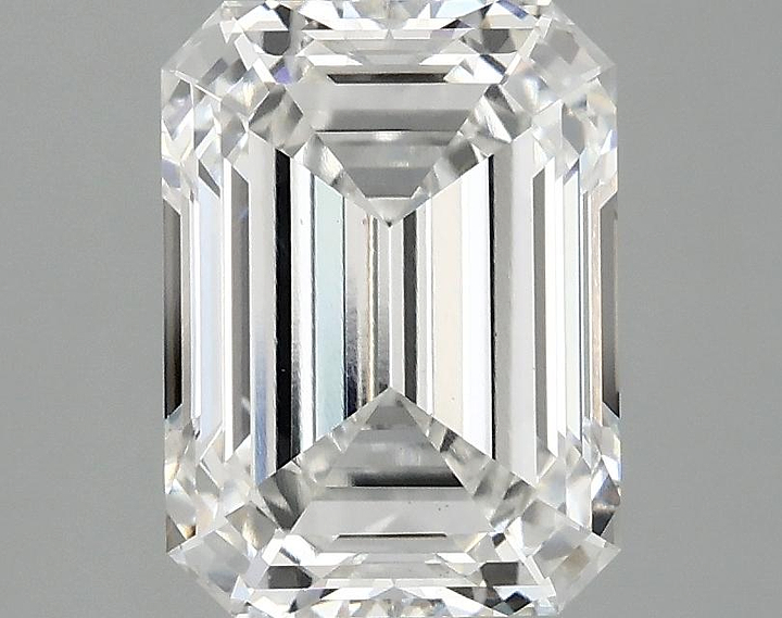 3.08 Carat Emerald Shaped Excellent Cut VS1 IGI Certified Lab Grown Diamond
