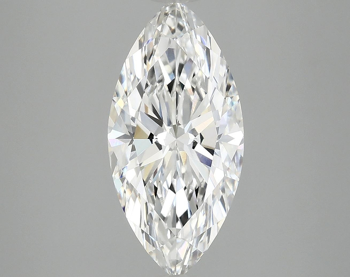 3.09 Carat Marquise Shaped Excellent Cut VVS2 IGI Certified Lab Grown Diamond