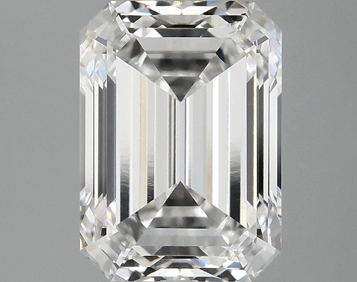 3.05 Carat Emerald Shaped Excellent Cut VVS2 IGI Certified Lab Grown Diamond