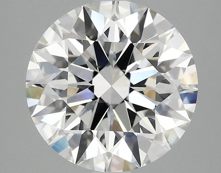 3.08 Carat Round Shaped Excellent Cut VVS2 IGI Certified Lab Grown Diamond