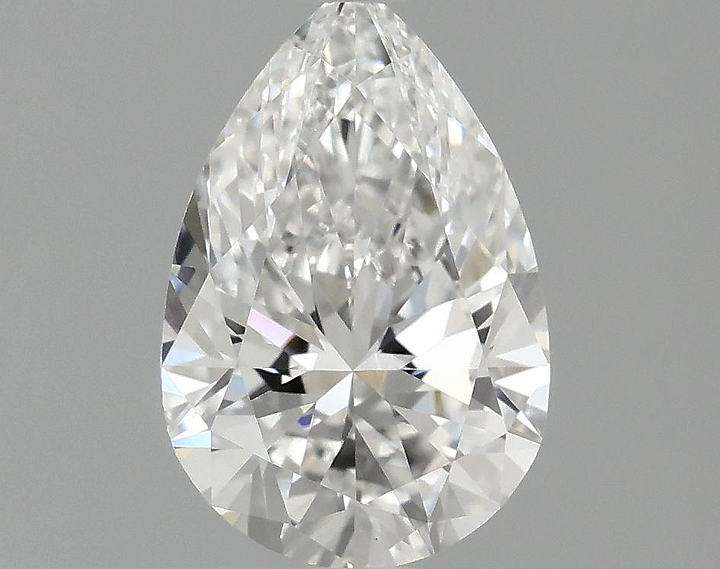 0.97 Carat Pear Shaped Excellent Cut VVS2 IGI Certified Lab Grown Diamond