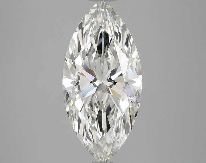 3.1 Carat Marquise Shaped Excellent Cut VVS2 IGI Certified Lab Grown Diamond