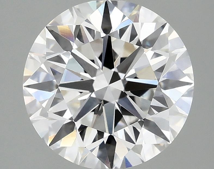 3.06 Carat Round Shaped Excellent Cut VVS2 IGI Certified Lab Grown Diamond