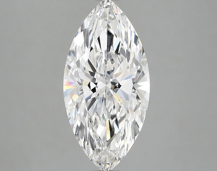 2.1 Carat Marquise Shaped Ideal Cut VVS2 IGI Certified Lab Grown Diamond