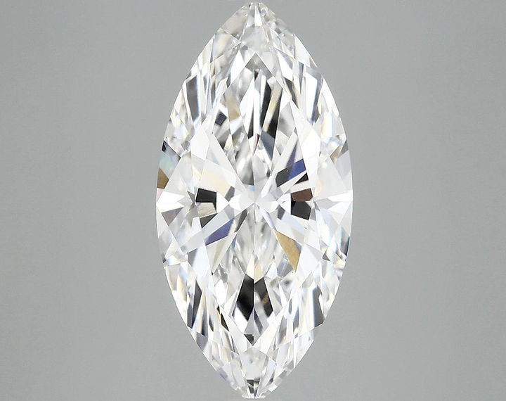 3.06 Carat Marquise Shaped Excellent Cut VVS2 IGI Certified Lab Grown Diamond