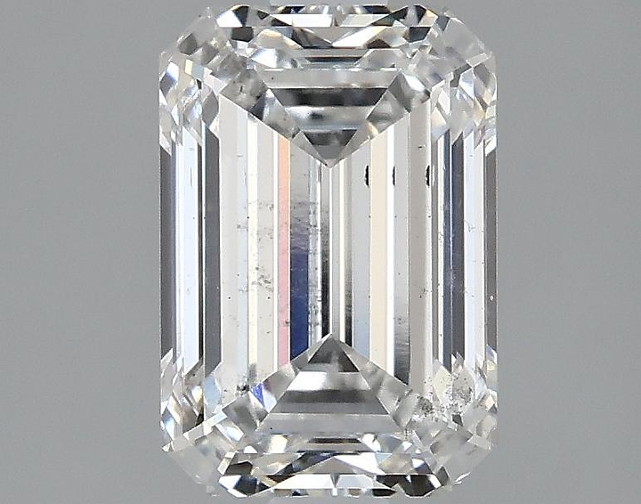 2.16 Carat Emerald Shaped Ideal Cut SI1 IGI Certified Lab Grown Diamond