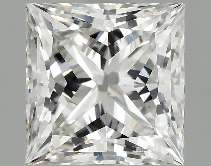 1.98 Carat Princess Shaped Ideal Cut VS2 IGI Certified Lab Grown Diamond