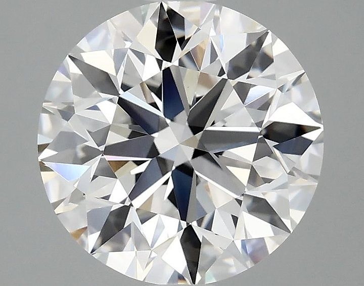 3.03 Carat Round Shaped Excellent Cut VVS2 IGI Certified Lab Grown Diamond
