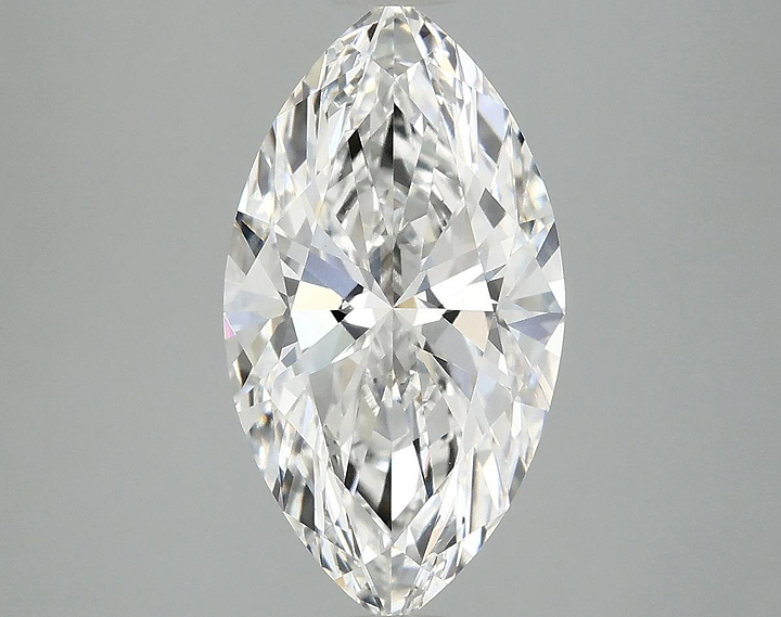 3.07 Carat Marquise Shaped Excellent Cut VVS2 IGI Certified Lab Grown Diamond