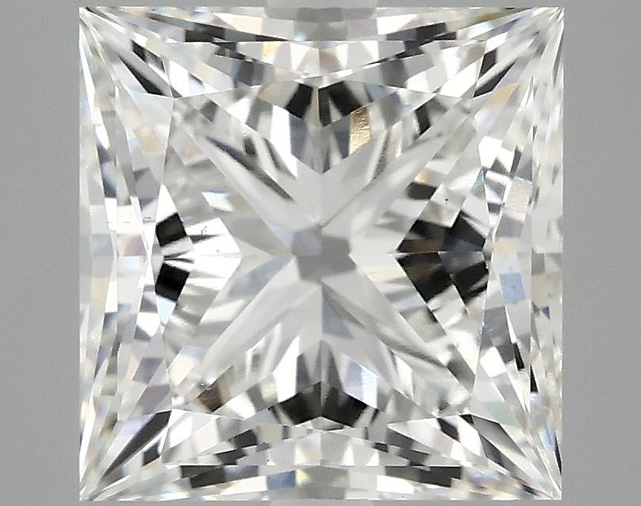 4.72 Carat Princess Shaped Ideal Cut VS2 IGI Certified Lab Grown Diamond