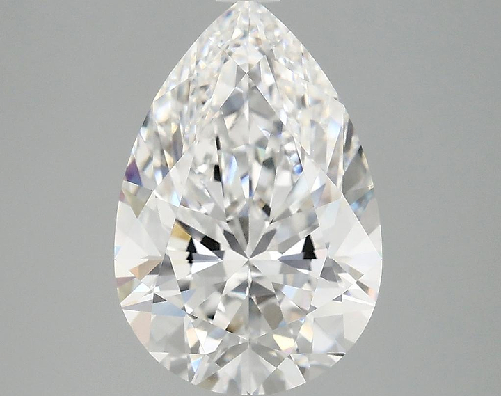 3.09 Carat Pear Shaped Excellent Cut VVS2 IGI Certified Lab Grown Diamond