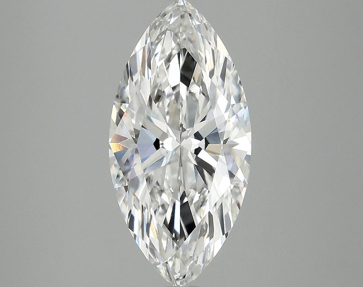 3.07 Carat Marquise Shaped Excellent Cut VVS2 IGI Certified Lab Grown Diamond
