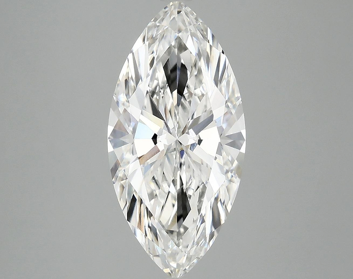 2.97 Carat Marquise Shaped Ideal Cut VVS2 IGI Certified Lab Grown Diamond