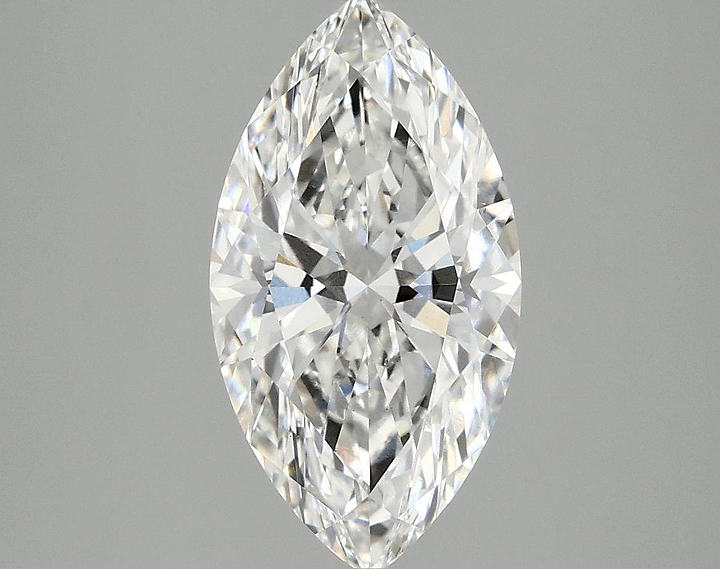 2.45 Carat Marquise Shaped Excellent Cut VS1 IGI Certified Lab Grown Diamond