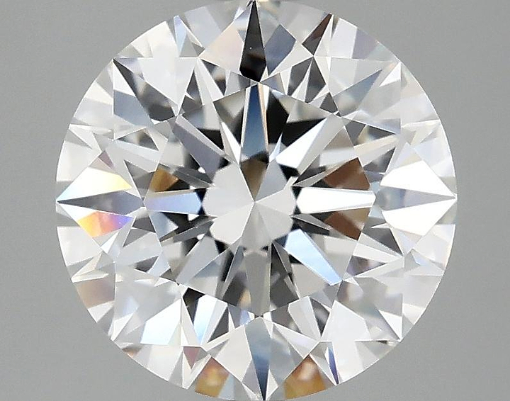 3.09 Carat Round Shaped Excellent Cut VVS2 IGI Certified Lab Grown Diamond