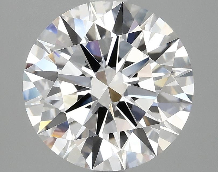 3.08 Carat Round Shaped Ideal Cut VVS2 IGI Certified Lab Grown Diamond