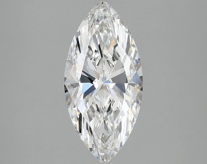 1.97 Carat Marquise Shaped Excellent Cut VVS2 IGI Certified Lab Grown Diamond