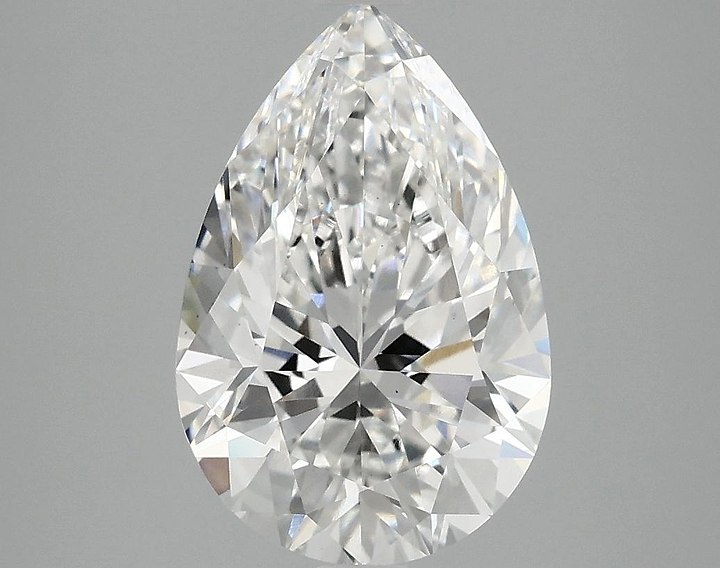 3.07 Carat Pear Shaped Excellent Cut VS1 IGI Certified Lab Grown Diamond