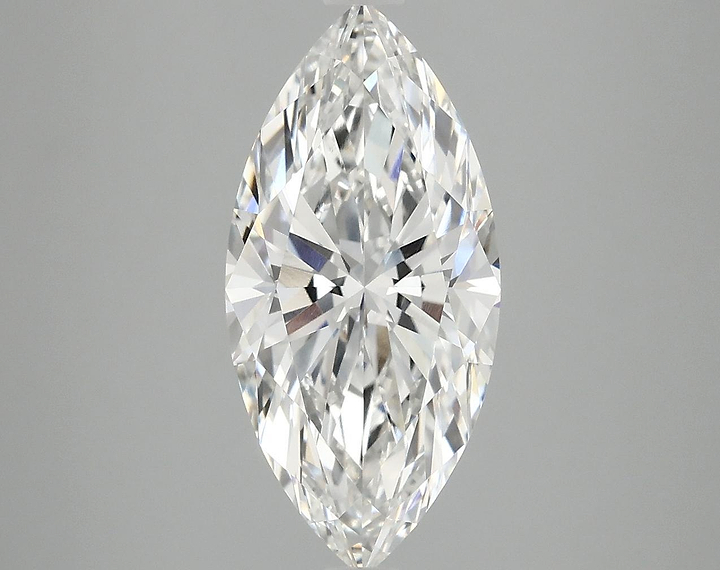 2.98 Carat Marquise Shaped Excellent Cut VVS2 IGI Certified Lab Grown Diamond