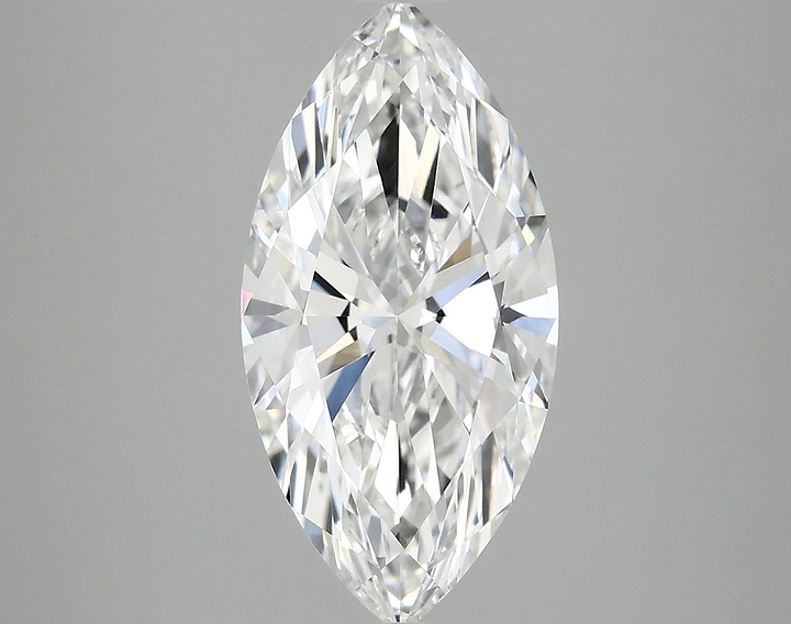 3.08 Carat Marquise Shaped Ideal Cut VVS2 IGI Certified Lab Grown Diamond