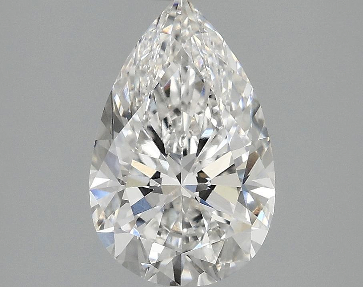 2.01 Carat Pear Shaped Ideal Cut VVS2 IGI Certified Lab Grown Diamond