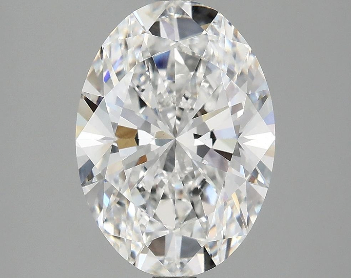 3.08 Carat Oval Shaped Ideal Cut VVS2 IGI Certified Lab Grown Diamond
