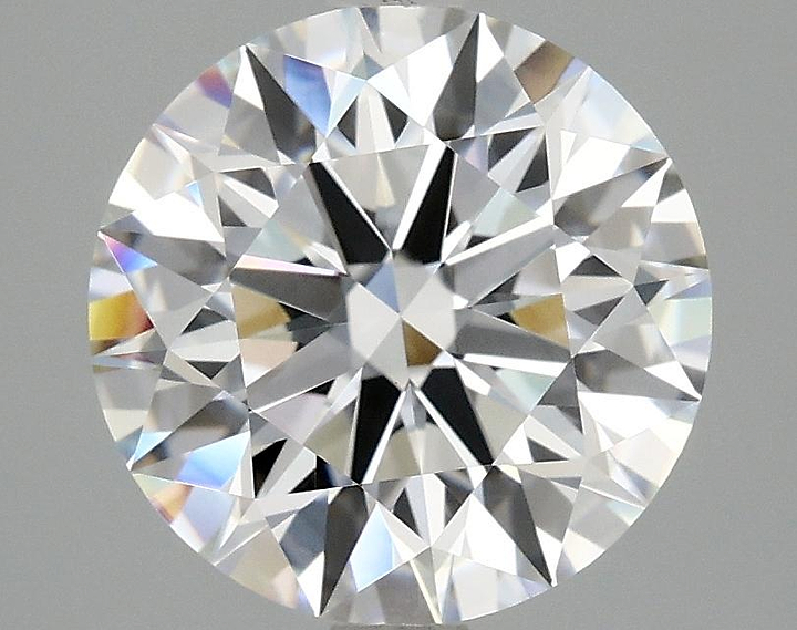 3.09 Carat Round Shaped Ideal Cut VVS2 IGI Certified Lab Grown Diamond