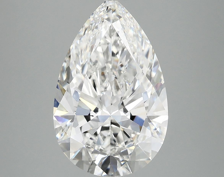 4.0 Carat Pear Shaped Ideal Cut VVS2 IGI Certified Lab Grown Diamond