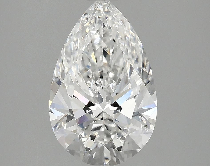 2.02 Carat Pear Shaped Ideal Cut VVS2 IGI Certified Lab Grown Diamond