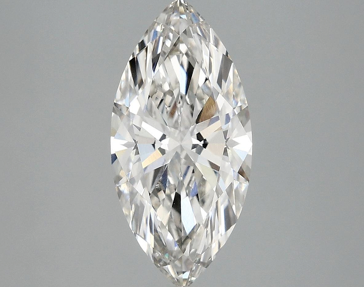 2.36 Carat Marquise Shaped Excellent Cut VVS2 IGI Certified Lab Grown Diamond