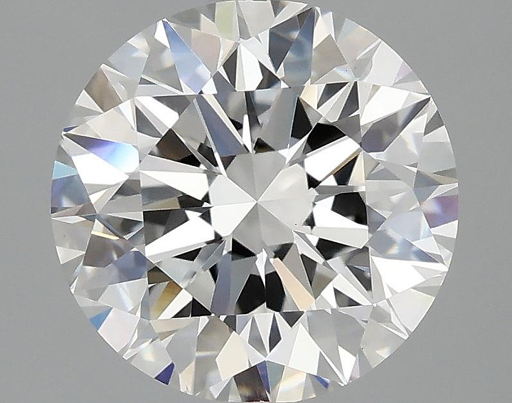 3.03 Carat Round Shaped Excellent Cut VVS2 IGI Certified Lab Grown Diamond