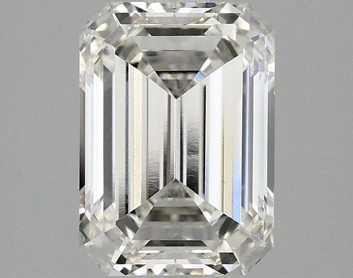 2.1 Carat Emerald Shaped Ideal Cut VVS2 IGI Certified Lab Grown Diamond