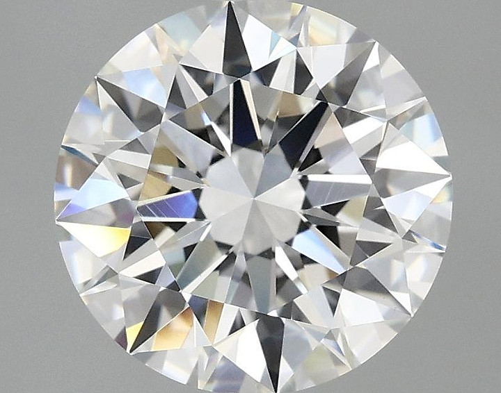 3.08 Carat Round Shaped Ideal Cut VVS2 IGI Certified Lab Grown Diamond