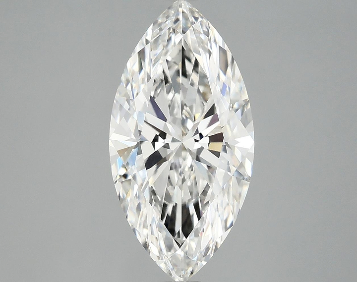 3.1 Carat Marquise Shaped Ideal Cut VVS2 IGI Certified Lab Grown Diamond