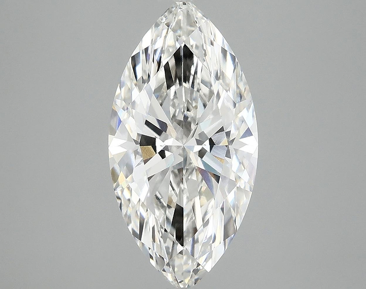 3.09 Carat Marquise Shaped Ideal Cut VVS2 IGI Certified Lab Grown Diamond