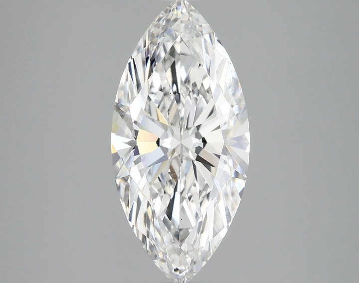 2.5 Carat Marquise Shaped Excellent Cut VS1 IGI Certified Lab Grown Diamond