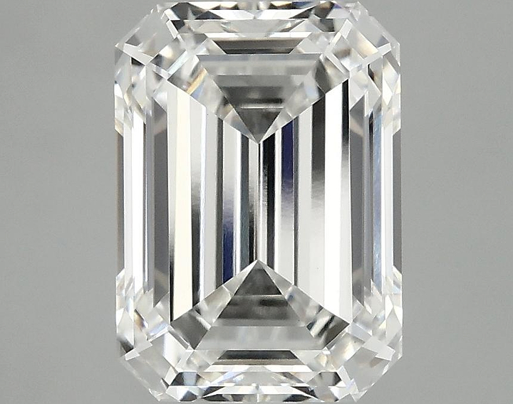 3.29 Carat Emerald Shaped Ideal Cut VVS2 IGI Certified Lab Grown Diamond