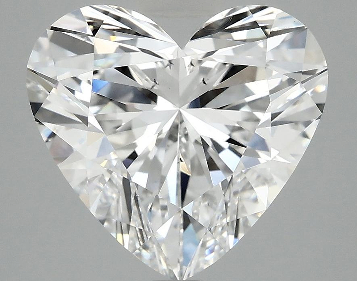 4.05 Carat Heart Shaped Ideal Cut VS2 IGI Certified Lab Grown Diamond