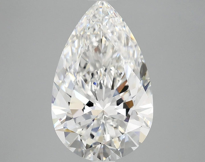 4.73 Carat Pear Shaped Ideal Cut VVS2 IGI Certified Lab Grown Diamond