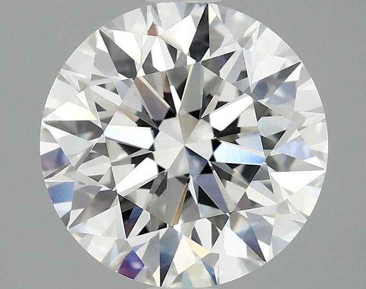 3.08 Carat Round Shaped Excellent Cut VVS2 IGI Certified Lab Grown Diamond