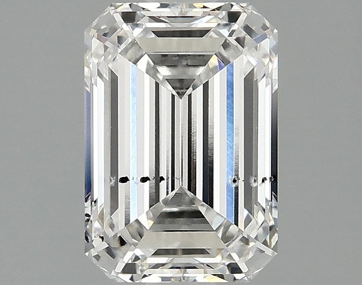 1.87 Carat Emerald Shaped Ideal Cut SI1 IGI Certified Lab Grown Diamond