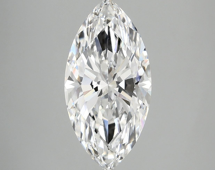 3.04 Carat Marquise Shaped Ideal Cut VVS2 IGI Certified Lab Grown Diamond