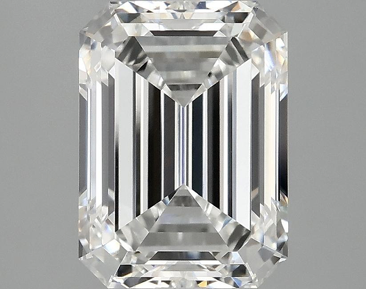 3.02 Carat Emerald Shaped Excellent Cut VS1 IGI Certified Lab Grown Diamond
