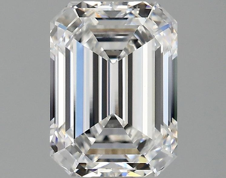 2.09 Carat Emerald Shaped Excellent Cut VVS2 IGI Certified Lab Grown Diamond