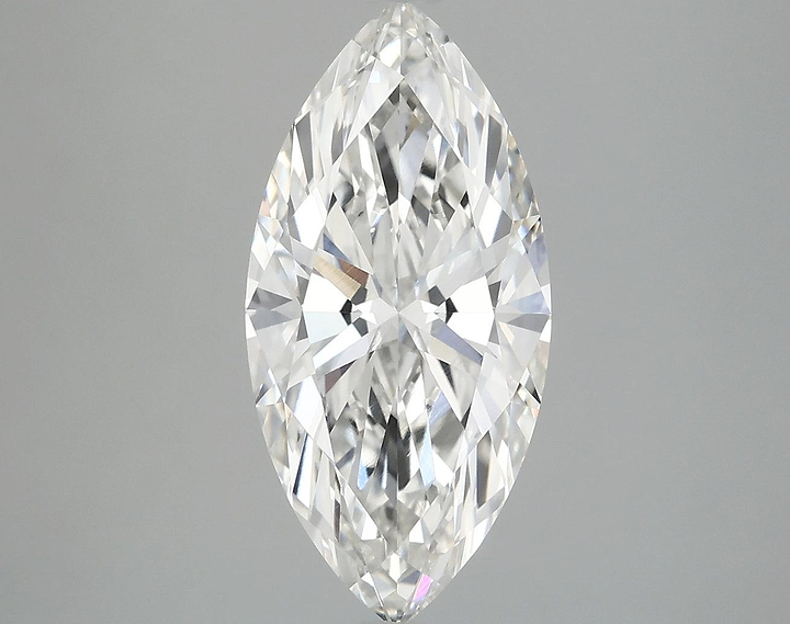 3.02 Carat Marquise Shaped Excellent Cut VVS2 IGI Certified Lab Grown Diamond