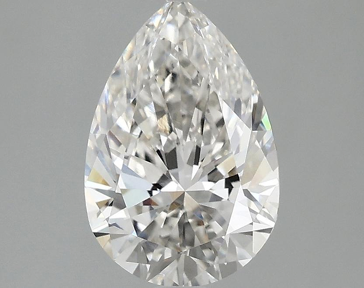 1.59 Carat Pear Shaped Excellent Cut VVS2 IGI Certified Lab Grown Diamond