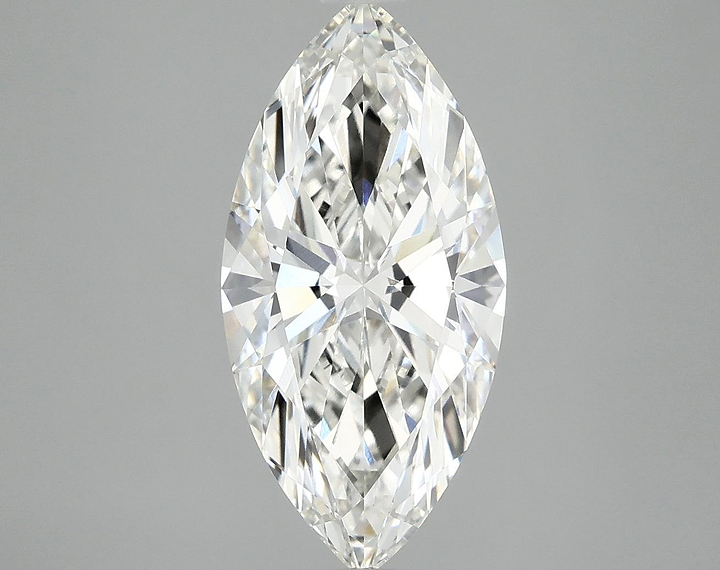 3.02 Carat Marquise Shaped Ideal Cut VVS2 IGI Certified Lab Grown Diamond