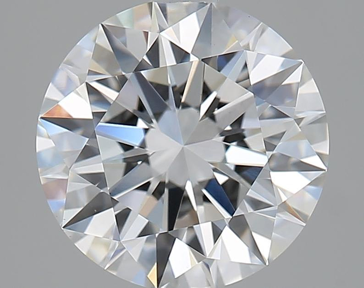 2.09 Carat Round Shaped Ideal Cut VVS2 IGI Certified Lab Grown Diamond