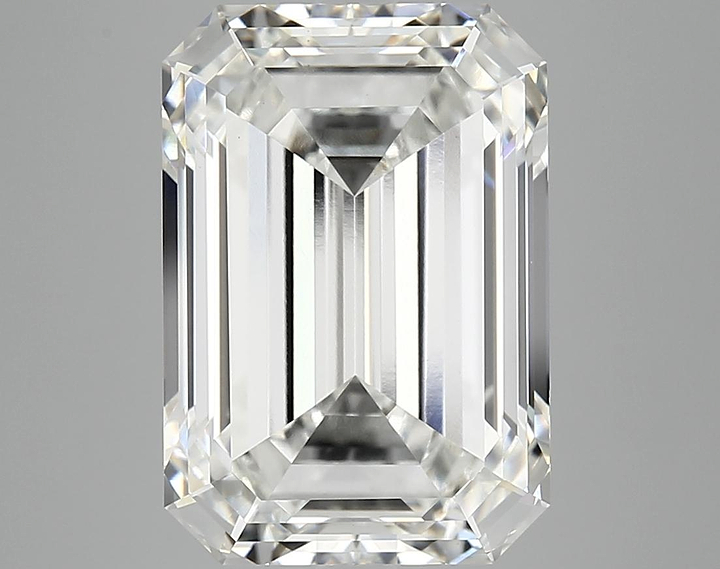 8.13 Carat Emerald Shaped Ideal Cut VS1 IGI Certified Lab Grown Diamond